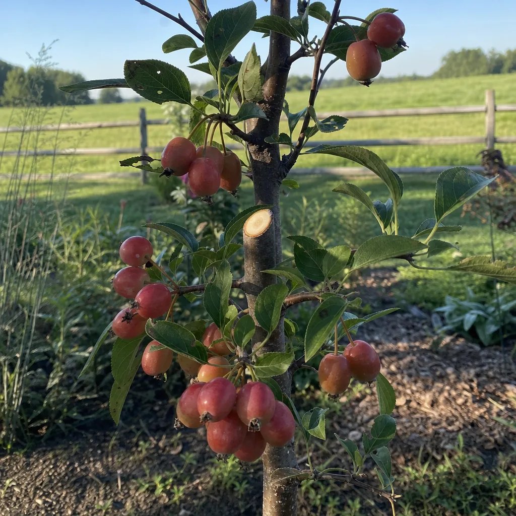 Pruning a crabapple tree for healthy structure in cold Zone 3 climates